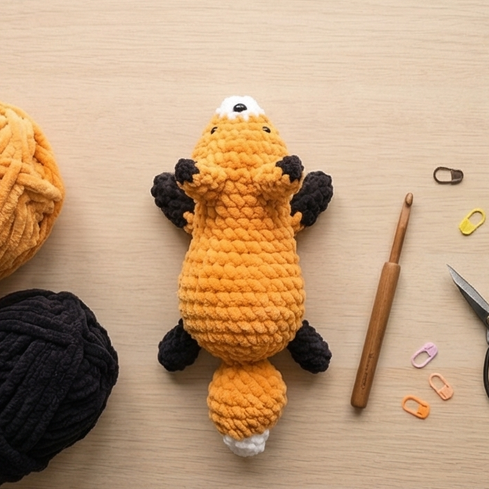 No Sew Fox Crochet Pattern PDF | Hawthorn the Fox Amigurumi Pattern