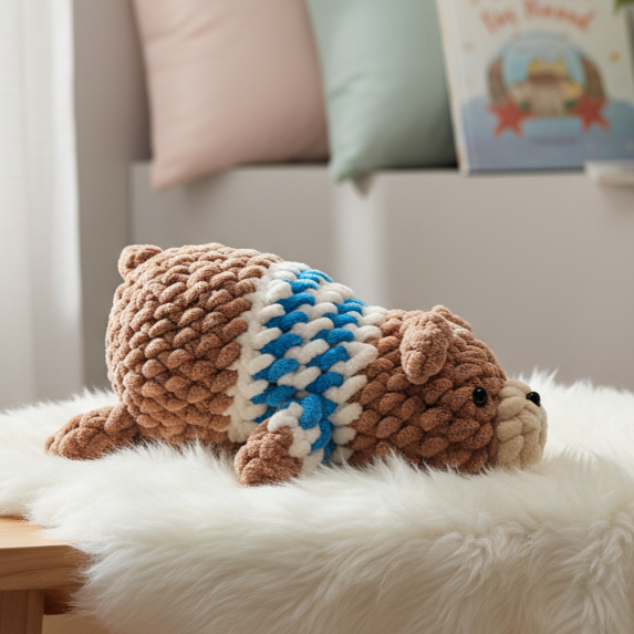 Bramble the Bear Crochet Pattern -  No Sew | Digital PDF