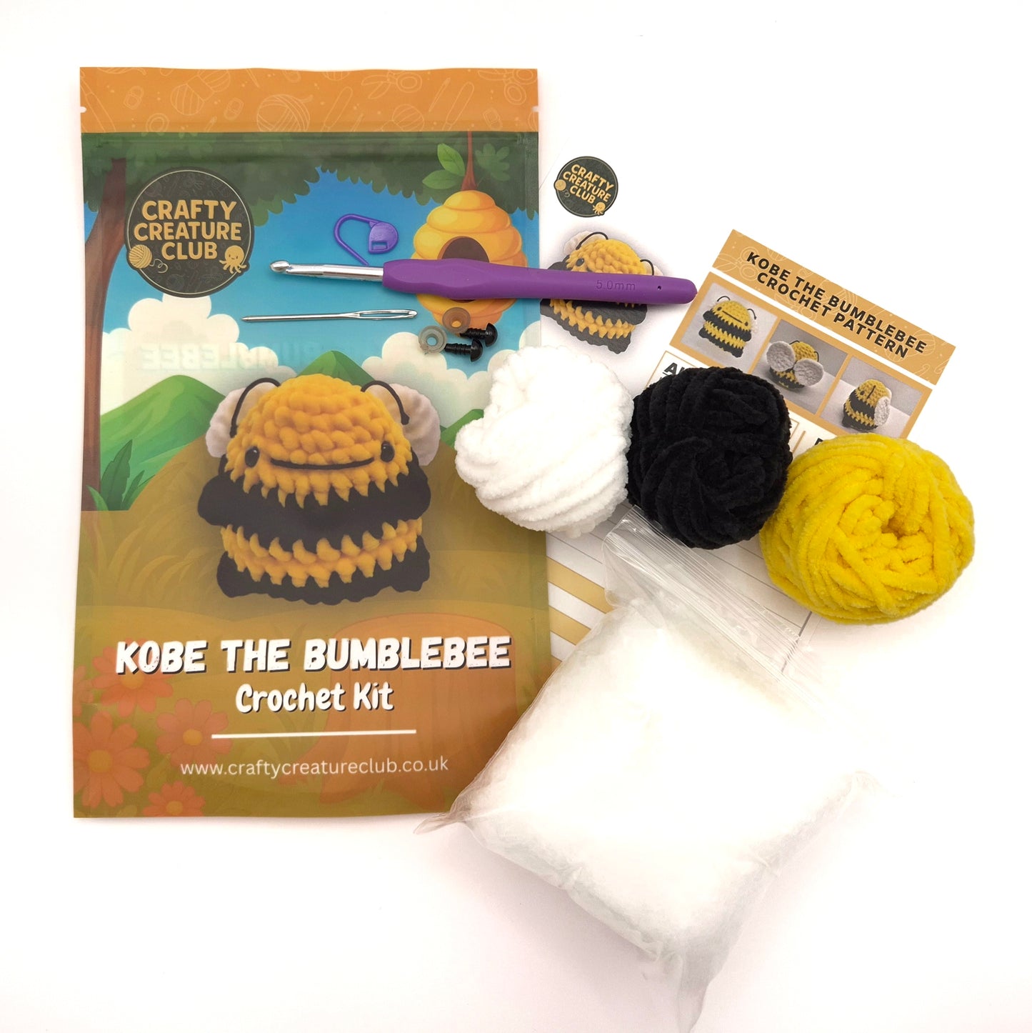 Kobe the Bumblebee - Crochet Kit