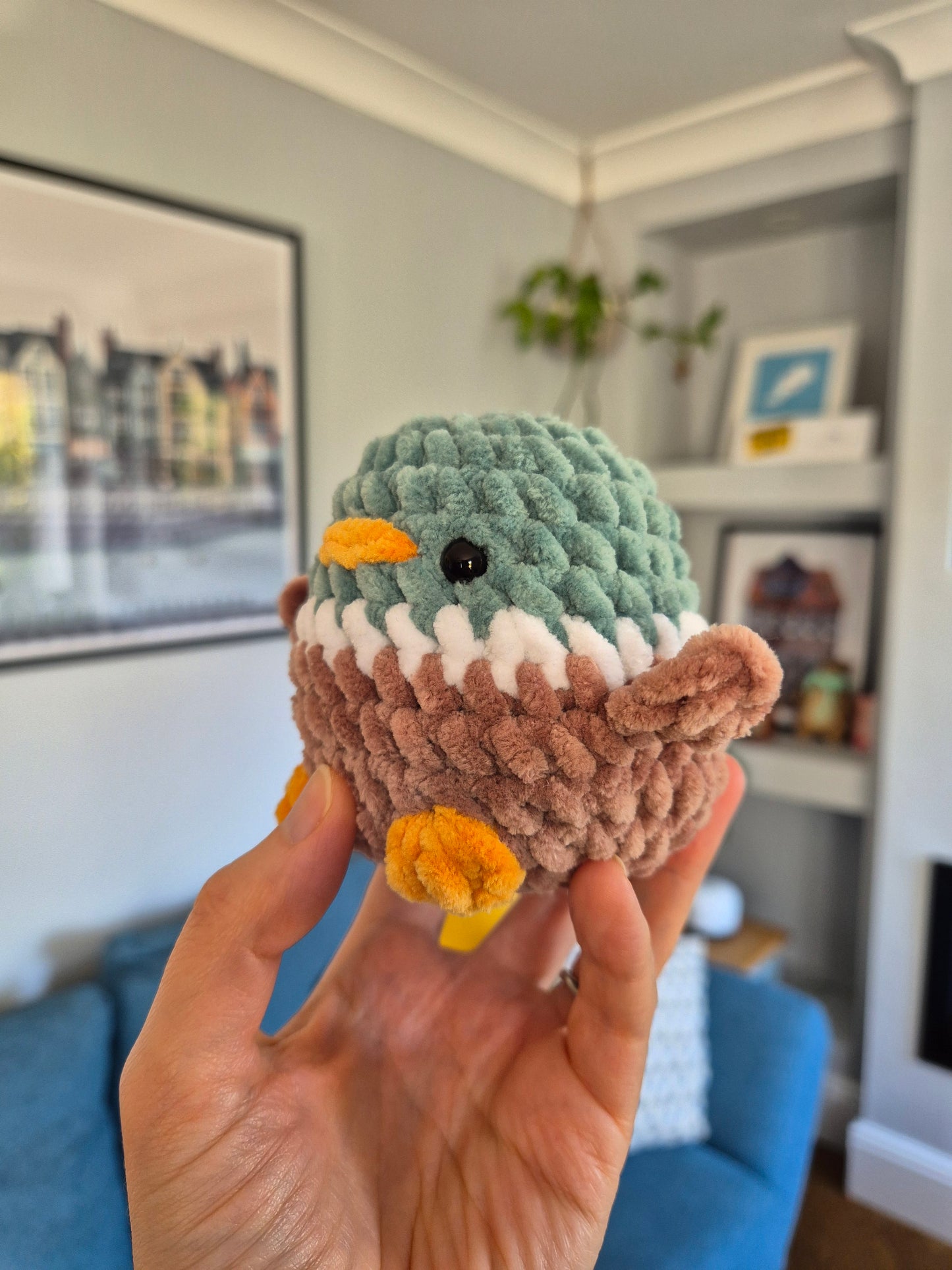 Crochet Mallard Duck Pattern - No Sew | Chubby Amigurumi Digital PDF