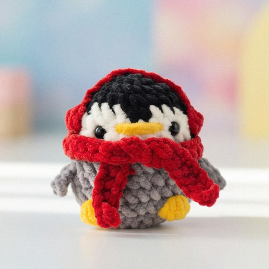 Iggy the Penguin Crochet Pattern - Low Sew | Digital PDF