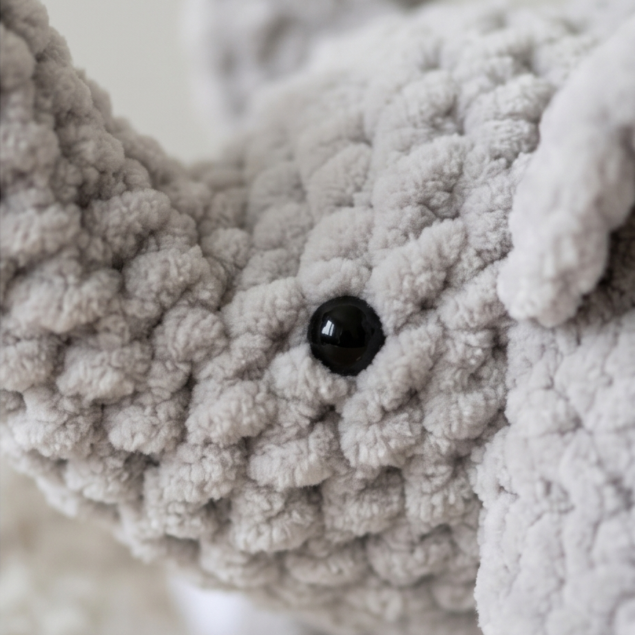 Sleepy Elephant Crochet Pattern - No Sew | Digital PDF Download