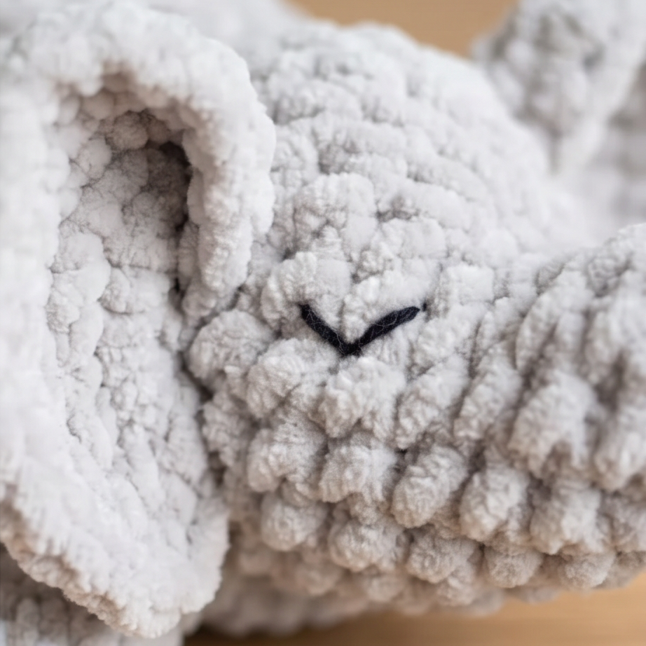 Sleepy Elephant Crochet Pattern - No Sew | Digital PDF Download