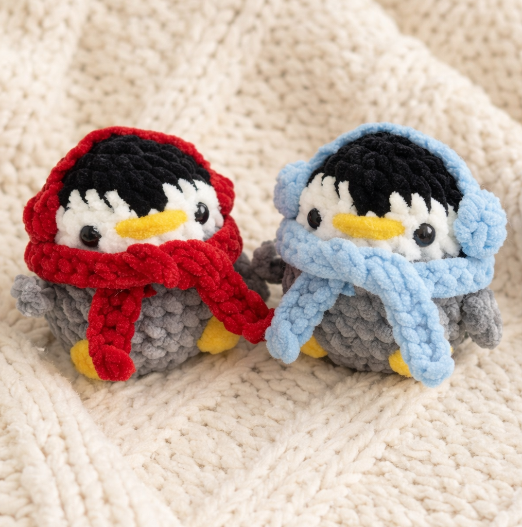 Iggy the Penguin Crochet Pattern - Low Sew | Digital PDF
