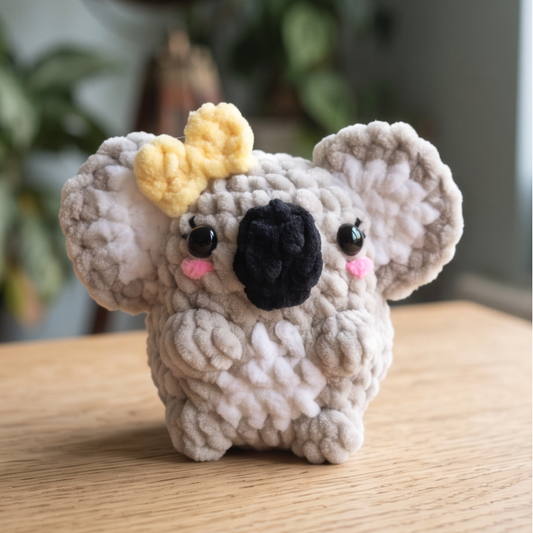 Chubby Koala Crochet Pattern | Amigurumi | Digital PDF Download