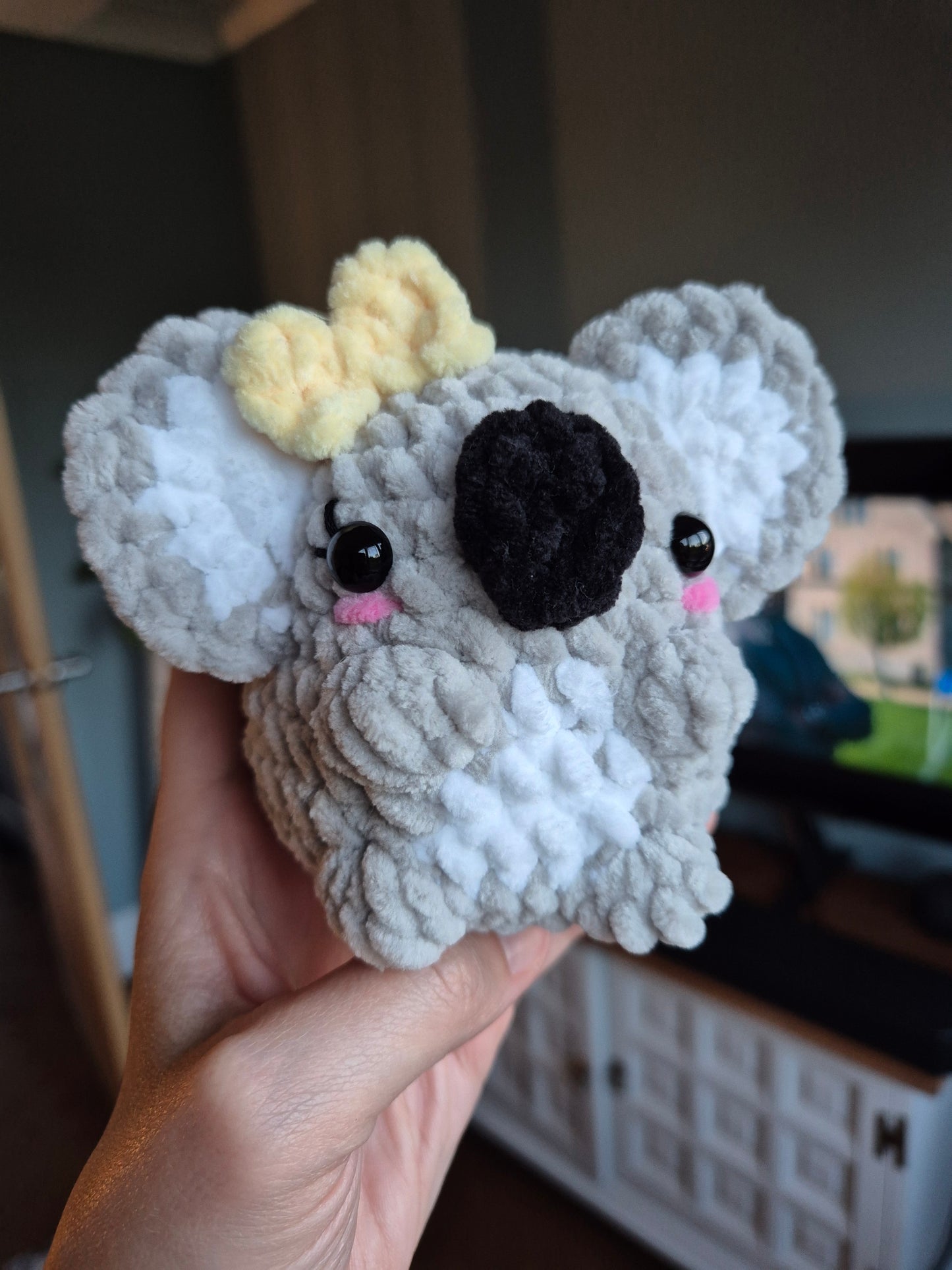 Chubby Koala Crochet Pattern | Amigurumi | Digital PDF Download